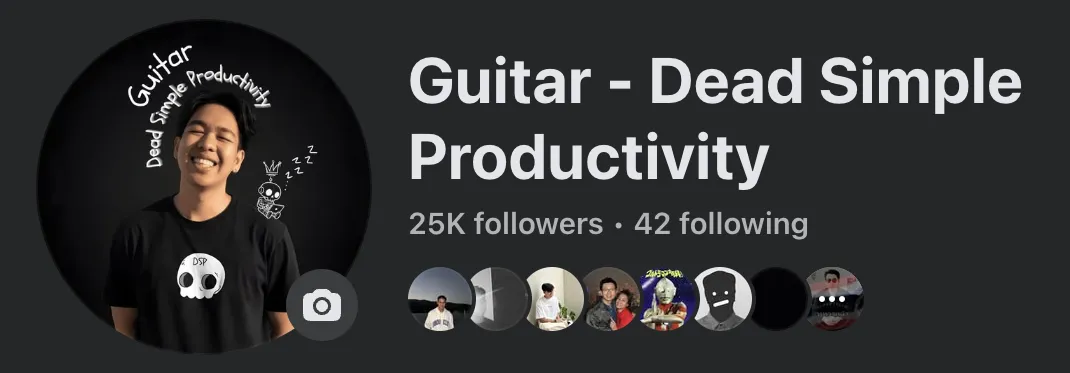 Guitar - Dead Simple Productivity Facebook page